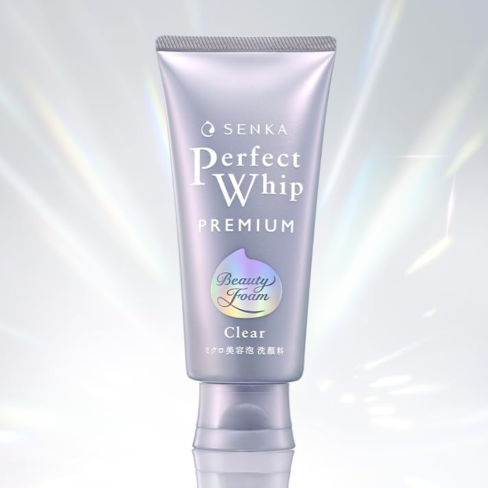 Japanese Skincare - Buy SHISEIDO Hada Senka Premium Perfect Whip Clear Skin cleansing foam against inflammation with micro-bubbles, 120 g Online from Japan | 36Best Kawai SHISEIDO Hada Senka Premium Perfect Whip Clear Skin cleansing foam against inflammation with micro-bubbles, 120 g