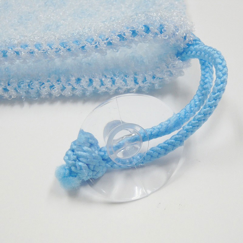 картинка KOKUBO Soap Net Blue Foam whipping net with suction cup, blue магазин одежды и аксессуаров являющийся официальным дистрибьютором в России  KOKUBO Soap Net Blue Foam whipping net with suction cup, blue