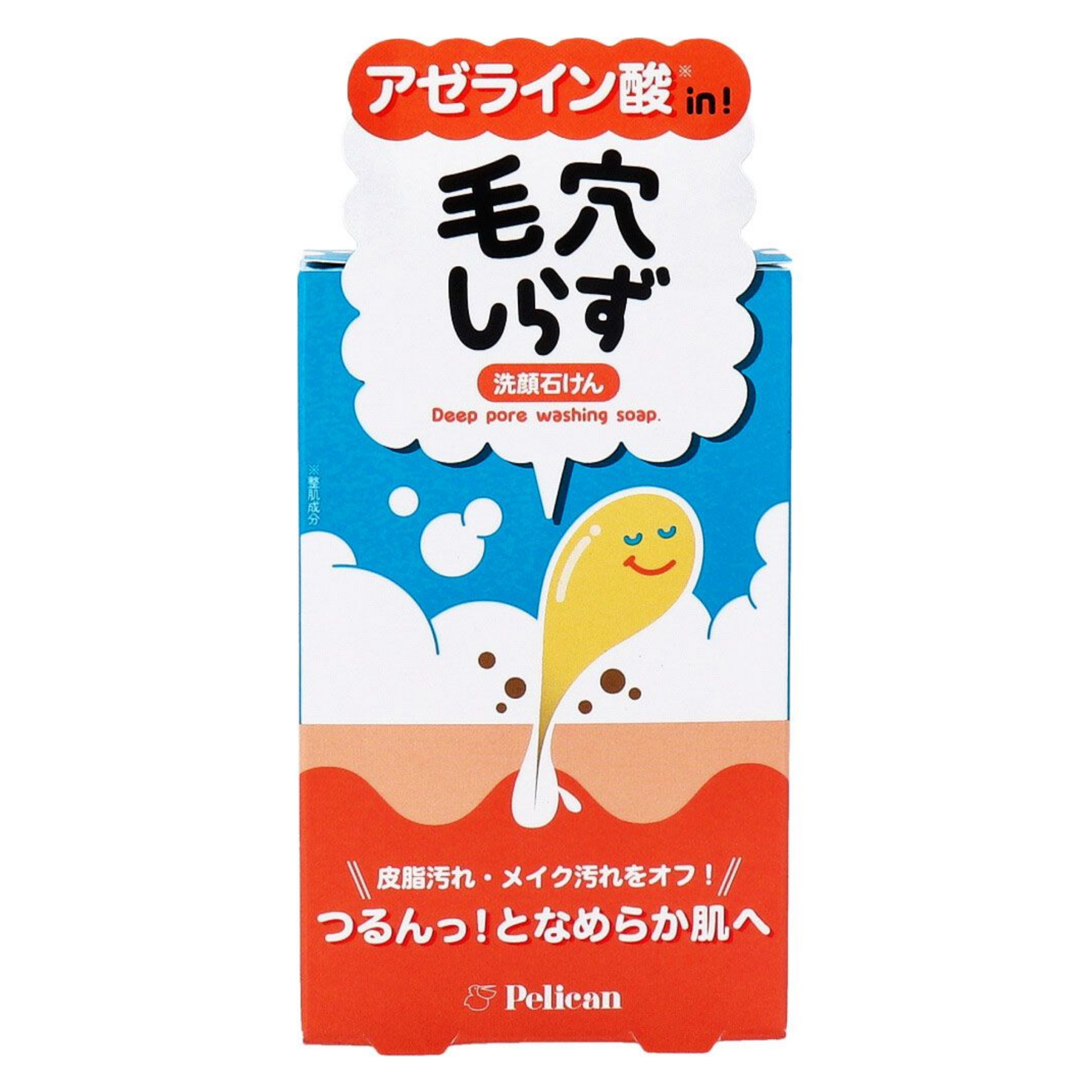 Japanese Skincare - Buy PELICAN Keana Shirazu Soap for cleansing and narrowing pores, 75 g Online from Japan | 36Best Kawai PELICAN Keana Shirazu Soap for cleansing and narrowing pores, 75 g