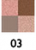 THREE 4D Eye Palette PLUS eyeshadow, tone 03