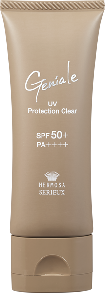 Japanese Skincare - Buy HERMOSA Geniale UV protection Clear Dermatological sunscreen SPF 50+, PA ++++, 45 gr. Online from Japan | 36Best Kawai HERMOSA Geniale UV protection Clear Dermatological sunscreen SPF 50+, PA ++++, 45 gr.