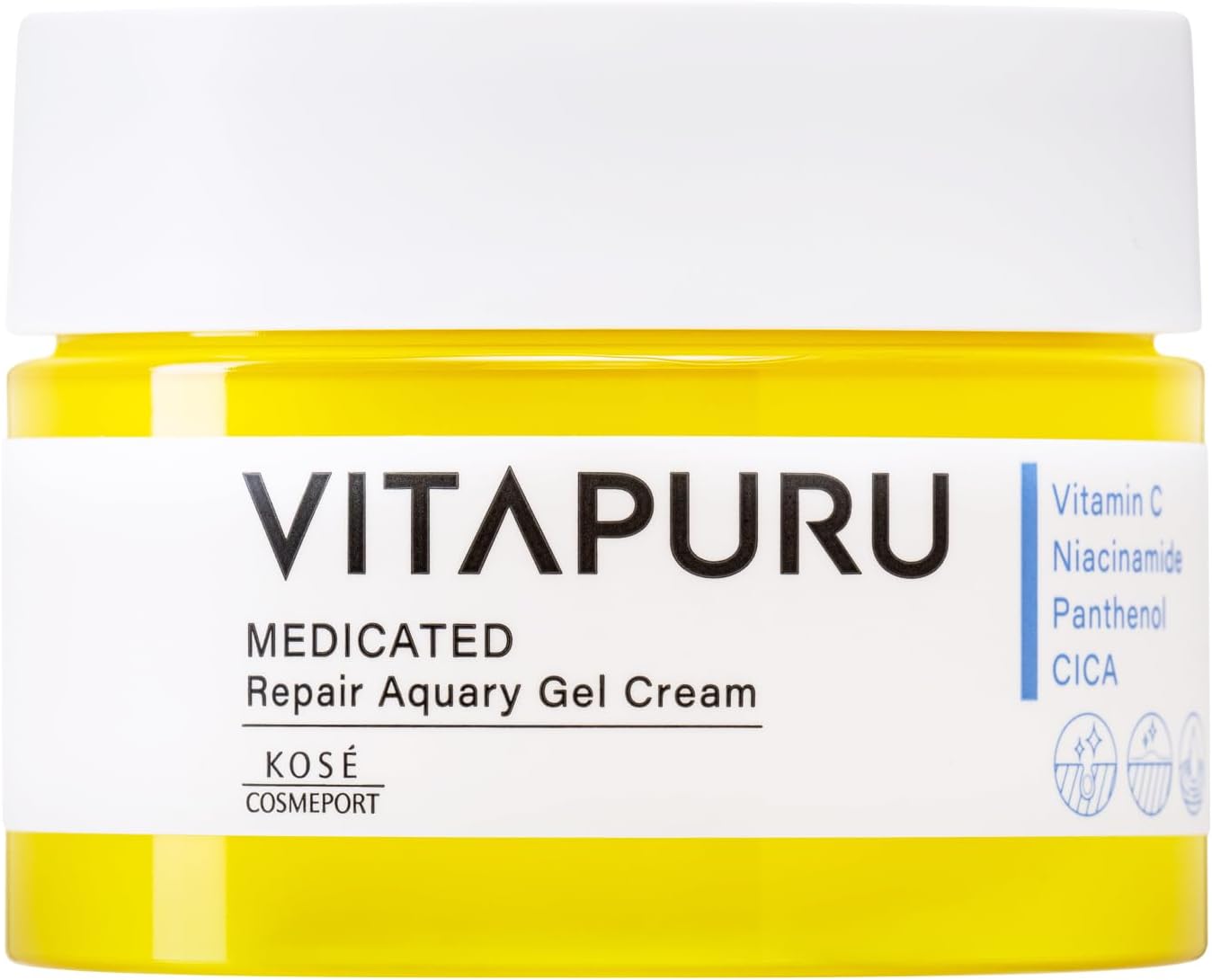 Kose Cosmeport Vitapuru Aquary Gel Cream Увлажняющий аква-гель для сужения пор и сияния кожи, 90 г - фото