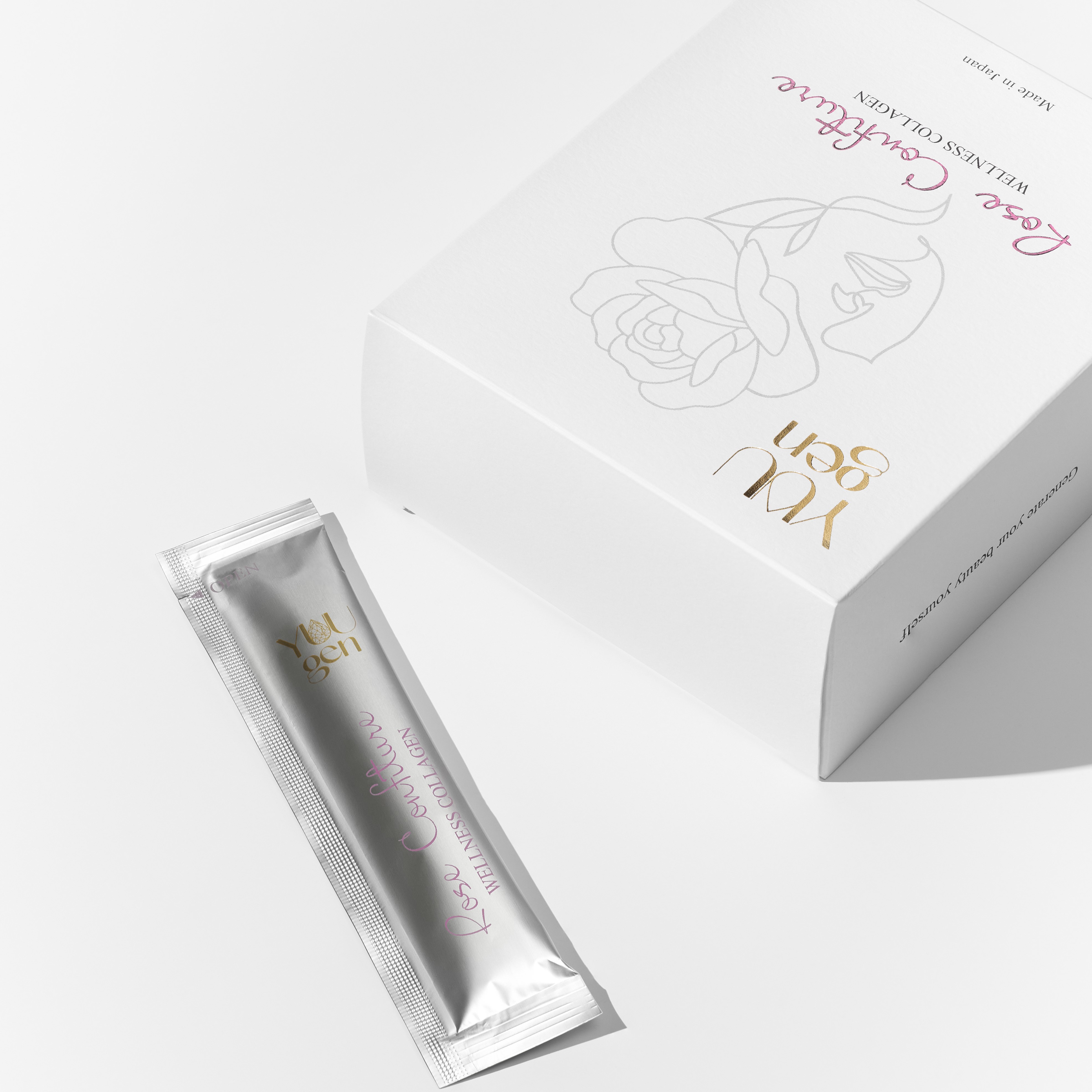 YUUGEN Rose Confiture Wellness collagen - confiture with rose placenta, for 1 month