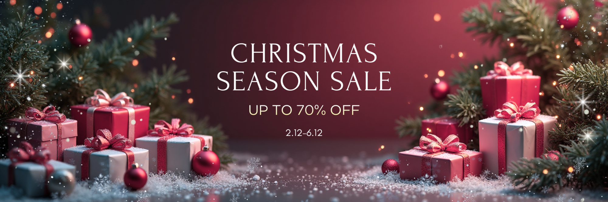 New Year's offer: from 10% to 70% New Year's offer: from 10% to 70%