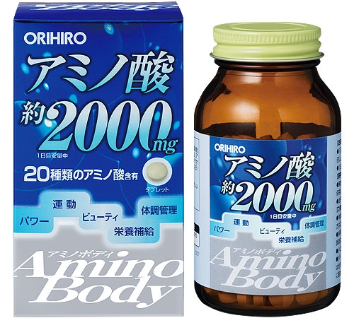ORIHIRO Amino Body Granules 2000 Аминокислоты для поддержания спортивной формы, на 1 месяц - фото