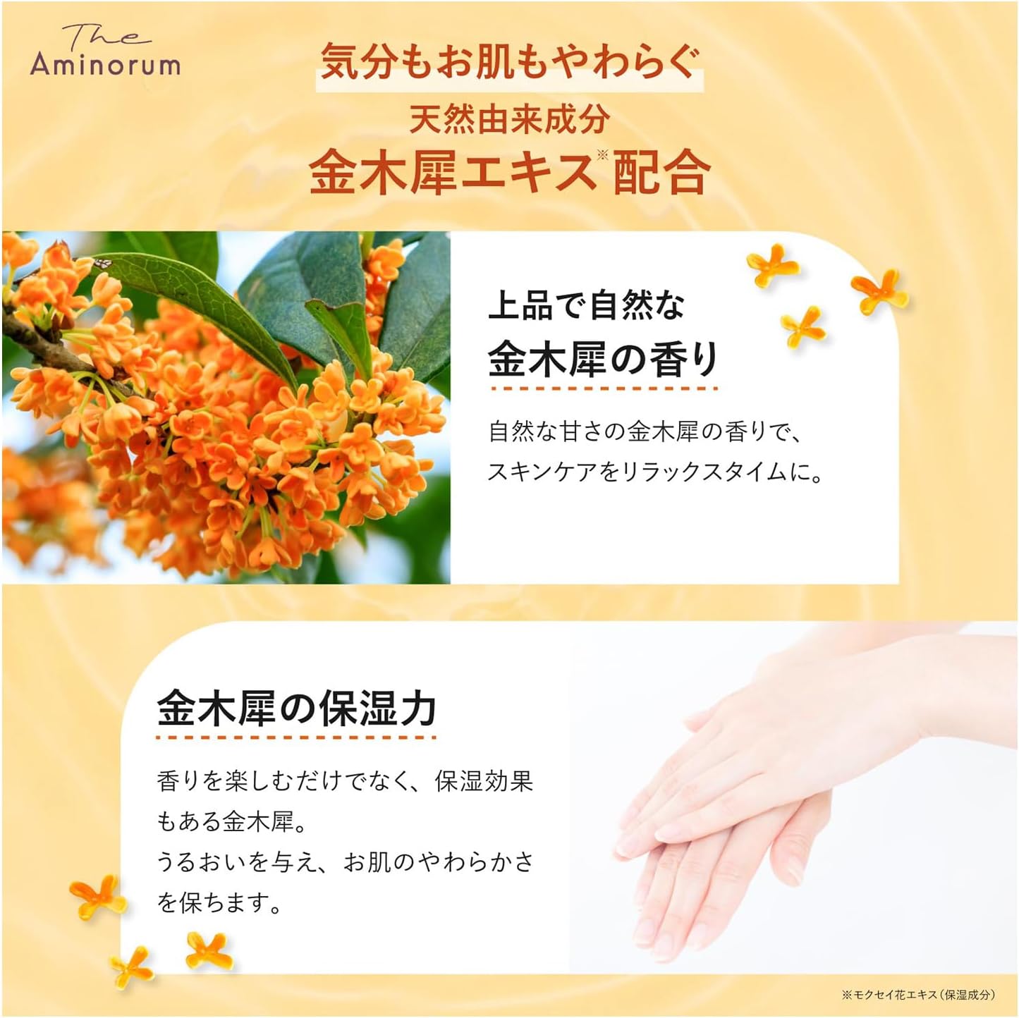 The Aminorum Osmanthus Body Milk Увлажняющее молочко для тела с ароматом османтуса, 400 мл - фото