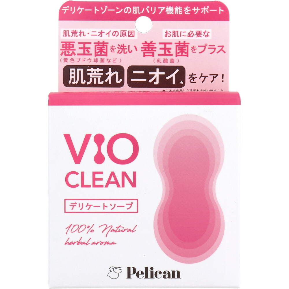 PELICAN VIO CLEAN Soap with probiotics and natural herbal fragrance, 105 g