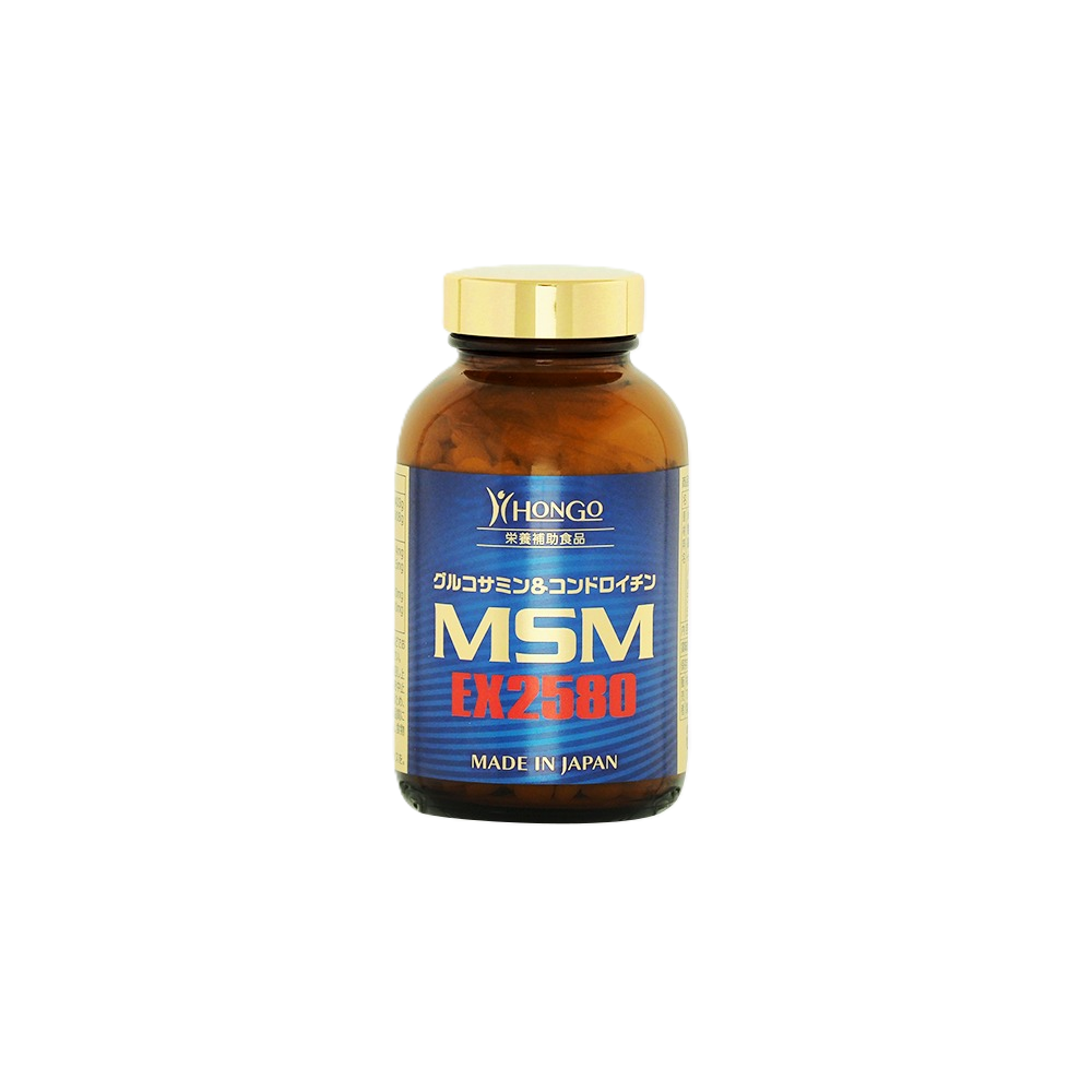 HONGO MSM EX2580 МSМ + glucosamine and chondroitin, for 2 months - Buy certified Japanese Health Supplements | 36Best Kawai HONGO MSM EX2580 МSМ + glucosamine and chondroitin, for 2 months