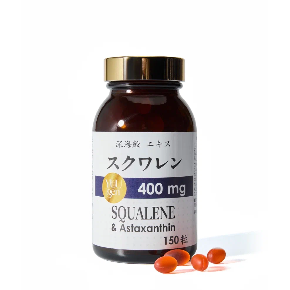 YUUGEN YouGenki Squalene & Astaxanthin Сквален и астаксантин на 1-2 месяца - фото