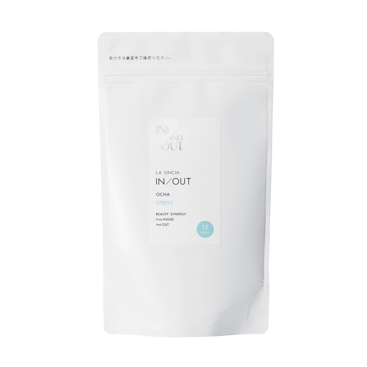 картинка La Sincere La Sincia IN/OUT OCHA STRESS Herbal tea to help the body under stress, 15 bags магазин одежды и аксессуаров являющийся официальным дистрибьютором в России  La Sincere La Sincia IN/OUT OCHA STRESS Herbal tea to help the body under stress, 15 bags