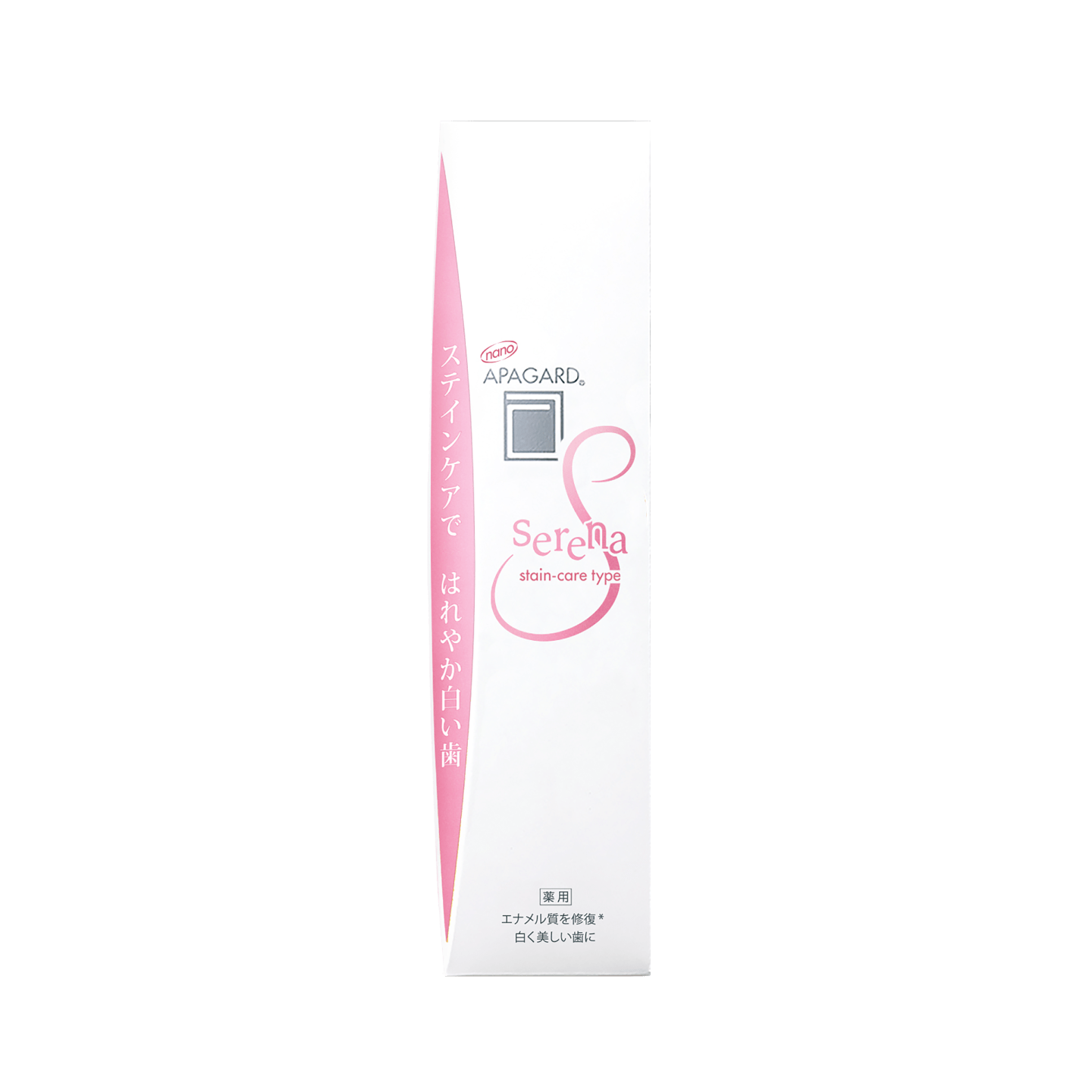 картинка APAGARD Serena Whitening toothpaste against darkening and spots on the enamel, 105 g магазин одежды и аксессуаров являющийся официальным дистрибьютором в России  APAGARD Serena Whitening toothpaste against darkening and spots on the enamel, 105 g