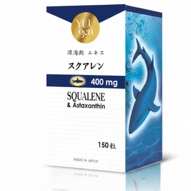 YUUGEN YouGenki Squalene & Astaxanthin Сквален и астаксантин на 1-2 месяца - фото