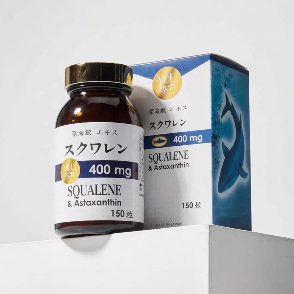 YUUGEN YouGenki Squalene & Astaxanthin, for 1-2 months