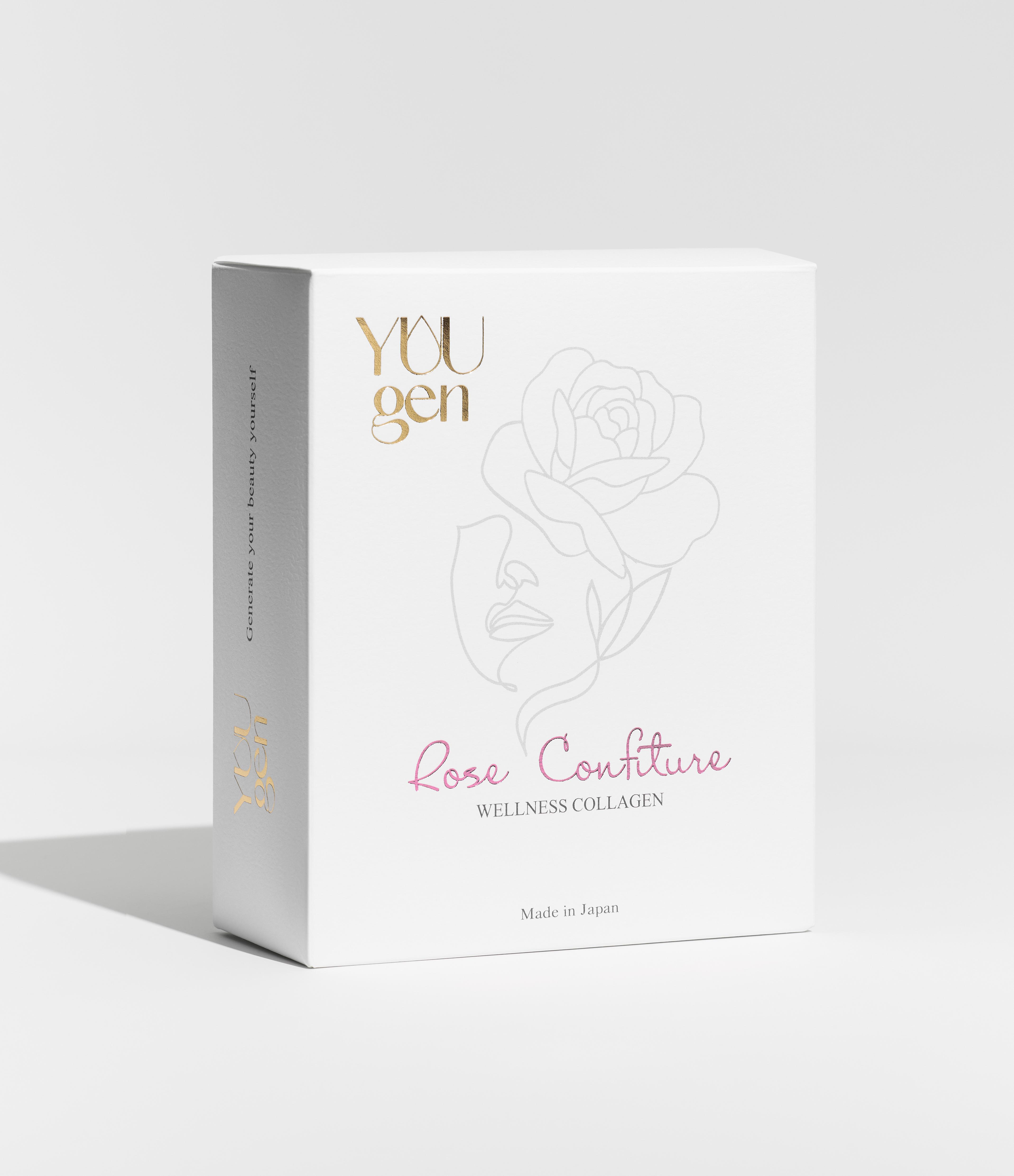 YUUGEN Rose Confiture Wellness collagen Коллаген-конфитюр 3000 мг с плацентой розы, на 1 месяц - фото
