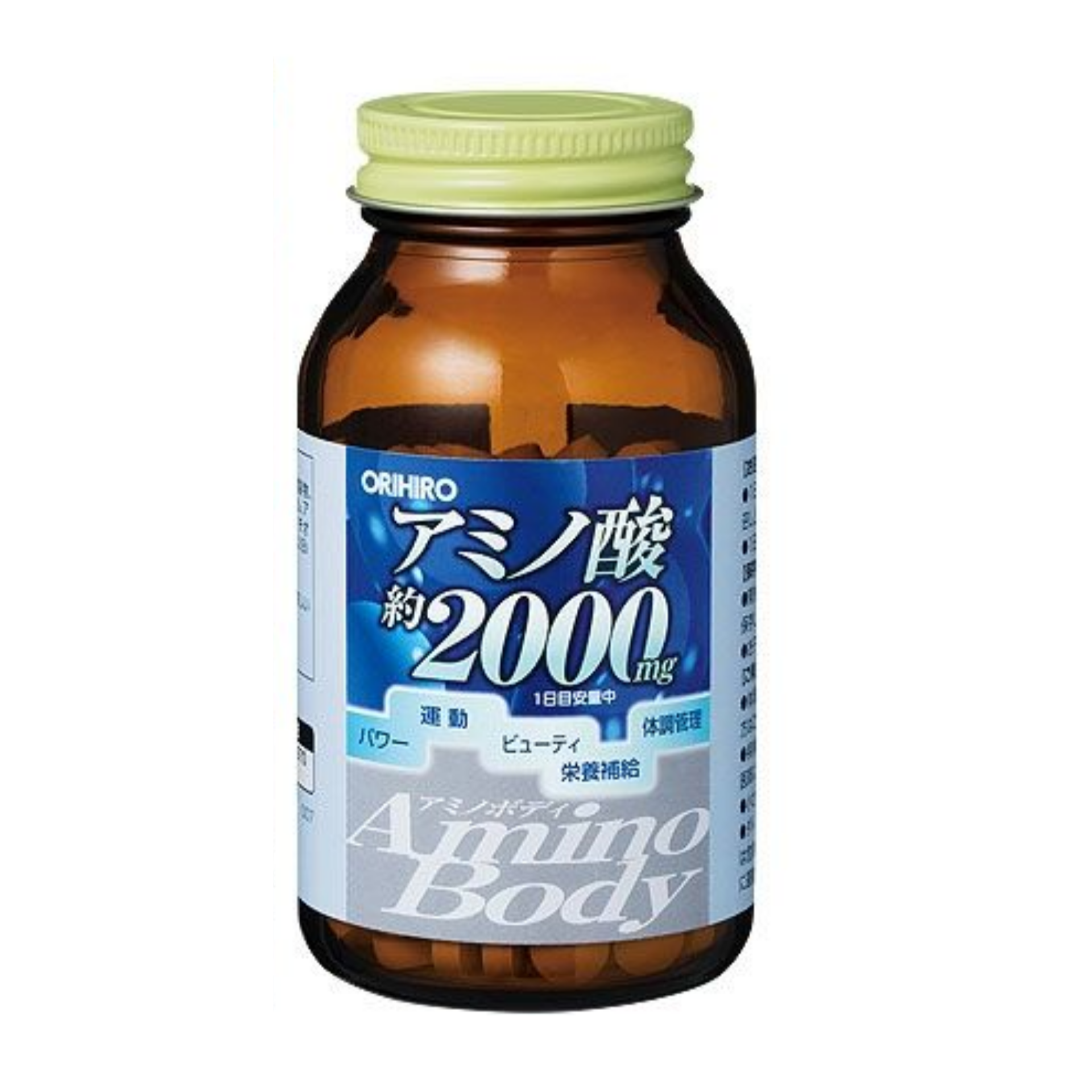 ORIHIRO Amino Body Granules 2000 Аминокислоты для поддержания спортивной формы, на 1 месяц - фото