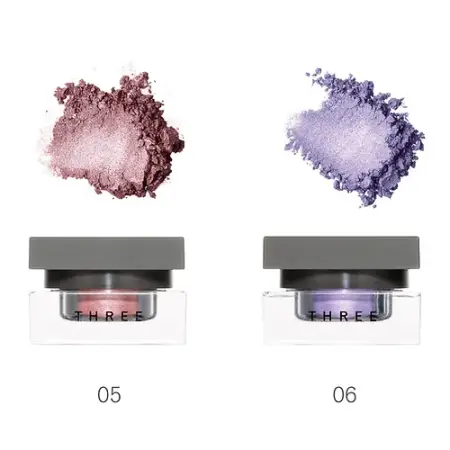 THREE Shimmering Color Veil eye shadow