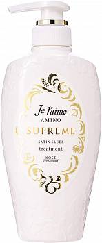 KOSE Cosmeport Je l`Aime AMINO SUPREME Satin Sleek Treatment 500 ml KOSE Cosmeport Je l`Aime AMINO SUPREME Satin Sleek Treatment 500 ml