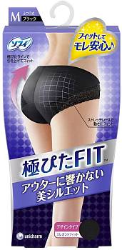 UNICHARM Sofy Very Pita Elegant Fit Бельё для критических дней, цвет - черный, размер M UNICHARM Sofy Very Pita Elegant Fit Бельё для критических дней, цвет - черный, размер M