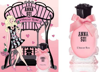 картинка Lamour ANNA SUI Rose Toilet water 30 ml магазин одежды и аксессуаров являющийся официальным дистрибьютором в России  Lamour ANNA SUI Rose Toilet water 30 ml