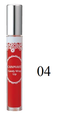 картинка Canmake Candy Wrap Lip lip Gloss, 3 g магазин одежды и аксессуаров являющийся официальным дистрибьютором в России  Canmake Candy Wrap Lip lip Gloss, 3 g