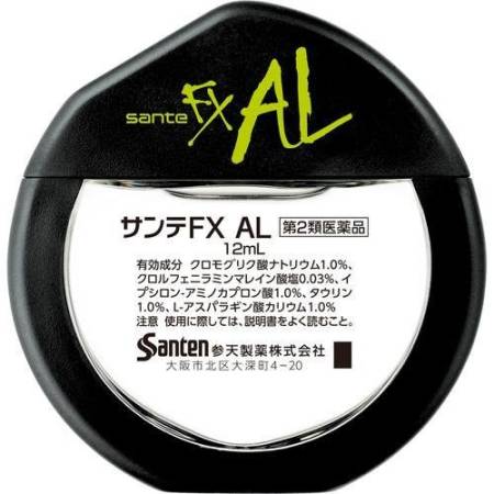 Santen FX AL Eye drops for relieving itching in case of allergies, 12ml