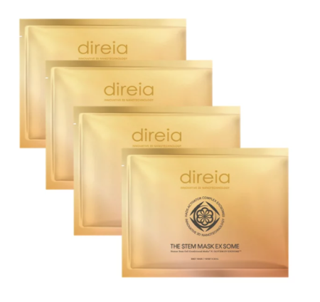 Direia The Stem Mask EX Some Instant Renewal Facial Mask, 4 Pieces