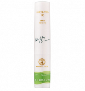 Rohto Mentholatum Melty Lip Cream Vanilla Milk крем-бальзам для губ с ароматом ванильного молока Rohto Mentholatum Melty Lip Cream Vanilla Milk крем-бальзам для губ с ароматом ванильного молока