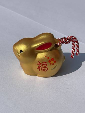 Golden Bunny Bell - symbol of 2023 (84)