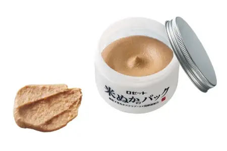 Rosette Edo Kosume Rice Bran Pack Moisturizing peeling mask, 150 g