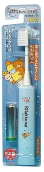 Children's electric Hapica Rirakuma DB-5B toothbrush blue color