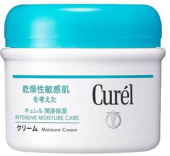 KAO Curel Intensive Moisture Cream Интенсивный увлажняющий крем для чувствительной кожи, 90 гр - фото