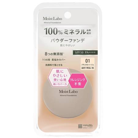 Meishoku Moist Labo Mineral Foundation Loose mineral powder based on natural ingredients SPF50 PA++++, 5.5 g