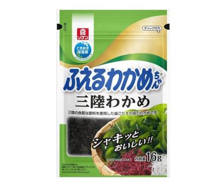 картинка RIKEN Fueru Wakamechan Wakame Dry Seaweed, 11 g магазин одежды и аксессуаров являющийся официальным дистрибьютором в России  RIKEN Fueru Wakamechan Wakame Dry Seaweed, 11 g
