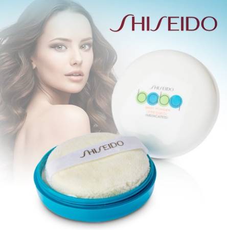 картинка SHISEIDO BABY POWDER Pressed Medicated Powder-baby powder for face and body, extruded, 50g магазин одежды и аксессуаров являющийся официальным дистрибьютором в России  SHISEIDO BABY POWDER Pressed Medicated Powder-baby powder for face and body, extruded, 50g