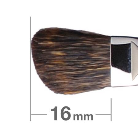 B232BkSL Hakuhodo Eye Shadow Brush angled