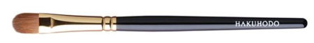 картинка Hakuhodo S126Bk Eye Shadow Brush магазин одежды и аксессуаров являющийся официальным дистрибьютором в России  Hakuhodo S126Bk Eye Shadow Brush