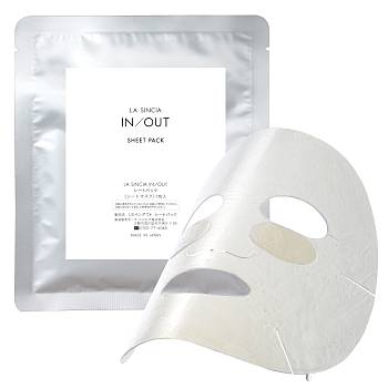 La Sincere La Sincia IN/OUT Sheet Mask Biocellulose mask for skin smoothness and pore narrowing, 5 pcs La Sincere La Sincia IN/OUT Sheet Mask Biocellulose mask for skin smoothness and pore narrowing, 5 pcs