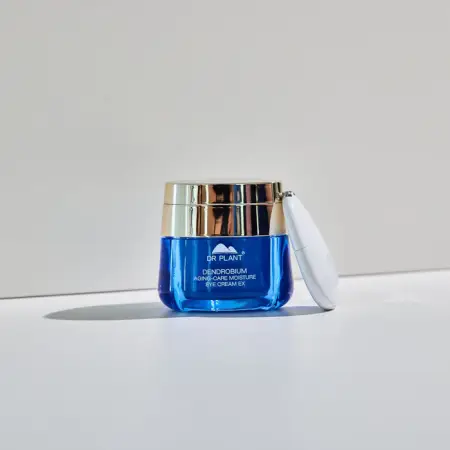 DR PLANT DENDROBIUM AGING-CARE MOISTURE EYE CREAM EX Smart eye cream with extracts of Alpine plants+EMS massager, 20 g