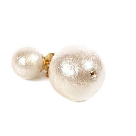 MAGGIO Double Cotton Pearl Earrings Earrings