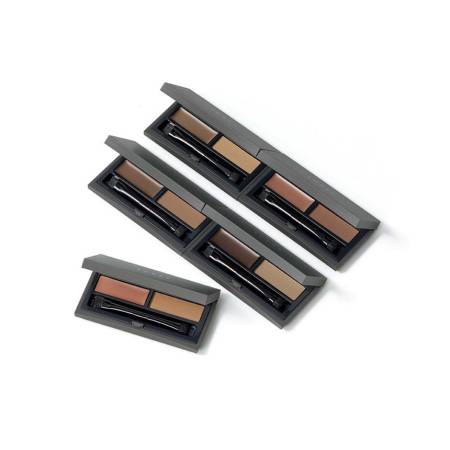 картинка THREE Pressed Eyebrow Duo eye Shadow eyebrow магазин одежды и аксессуаров являющийся официальным дистрибьютором в России  THREE Pressed Eyebrow Duo eye Shadow eyebrow