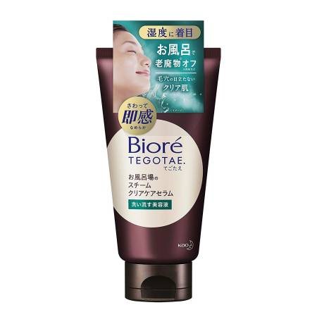 Japanese Skincare - Buy Biore Tegotae Steam Clear Care Serum Bath Cleansing Serum, 150 g Online from Japan | 36Best Kawai Biore Tegotae Steam Clear Care Serum Bath Cleansing Serum, 150 g