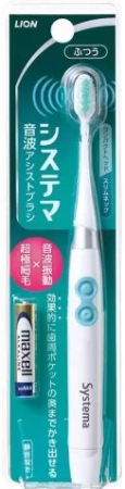картинка LION Electric toothbrush with compact head Dentor Systema Sonic Assis магазин одежды и аксессуаров являющийся официальным дистрибьютором в России  LION Electric toothbrush with compact head Dentor Systema Sonic Assis