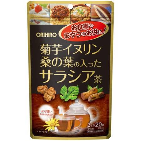 ORIHIRO Diet tea with salacia, artichoke and mulberry, 20 teabags