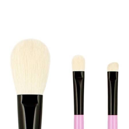 картинка HAKUHODO Compact basic brush set магазин одежды и аксессуаров являющийся официальным дистрибьютором в России  HAKUHODO Compact basic brush set