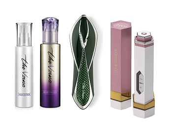 ARTISTIC&CO The Vzusa Set Cosmetology device complete with branded lotion and cream for skin lifting and a portable version of the device