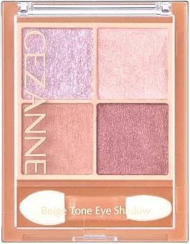 Cezanne Beige Tone Eye Shadow Shadow palette with beige undertone with three-dimensional effect, 05 lilac beige Cezanne Beige Tone Eye Shadow Shadow palette with beige undertone with three-dimensional effect, 05 lilac beige