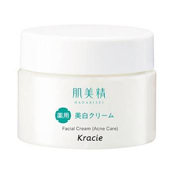 Купить KRACIE Hadabisei Acne Care Лечебный отбеливающий крем против акне у взрослых, 50 гр на 36best.com — фото KRACIE Hadabisei Acne Care Лечебный отбеливающий крем против акне у взрослых, 50 гр - фото