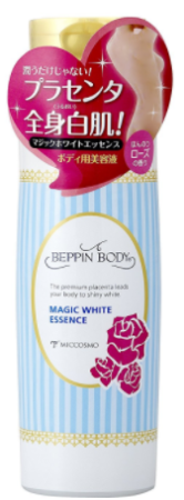 картинка Miccosmo Beppin Body Magic White Essence Whitening moisturizing essence for body 200ml магазин одежды и аксессуаров являющийся официальным дистрибьютором в России  Miccosmo Beppin Body Magic White Essence Whitening moisturizing essence for body 200ml