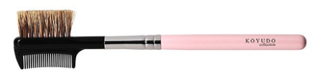 картинка KOYUDO C018P Lash Comb, Brow Groomer Pink eyebrow Brush магазин одежды и аксессуаров являющийся официальным дистрибьютором в России  KOYUDO C018P Lash Comb, Brow Groomer Pink eyebrow Brush