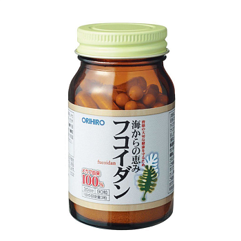 ORIHIRO Fucoidan Фукоидан - средство от раковых клеток, на 1 месяц. - фото